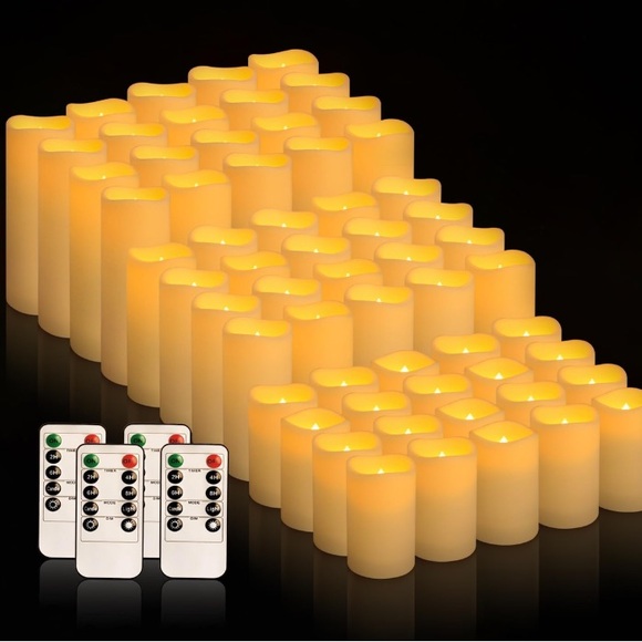 59 Pack LED Flameless Candles with Remote Control - Special Occasions - Picture 5 of 8